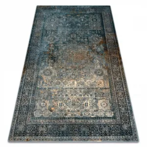 Koberec OMEGA MAMLUK rozeta / vintage, tmavomodrý