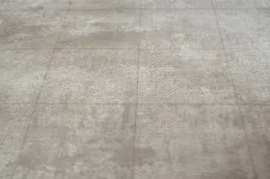 PVC podlaha Olympic Monas 1 štvorce, tmavosivá