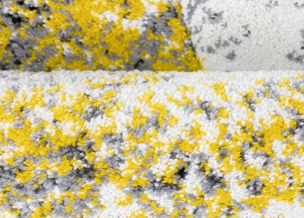 Ayyildiz, Kusový koberec Alora A1012 Yellow, 80x150, žltá, kancelária