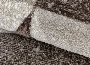 Ayyildiz, Kusový koberec Alora A1038 Brown, 80x150, hnedá, kancelária