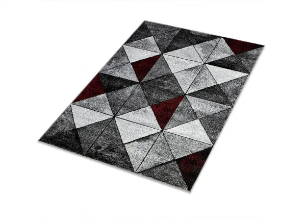 Ayyildiz, Kusový koberec Alora A1045 Red, 80x150, šedá, kancelária