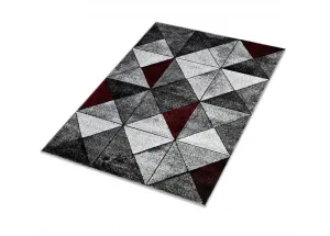 Ayyildiz, Kusový koberec Alora A1045 Red, 80x150, šedá, kancelária