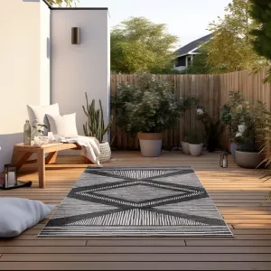 ELLE Decoration koberce Kusový koberec Gemini 106014 Black z kolekcie Elle – na von aj na doma - 80x150 cm