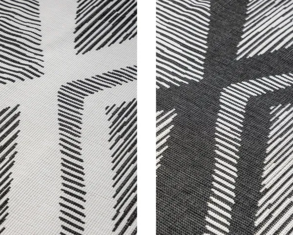 ELLE Decoration koberce Kusový koberec Gemini 106014 Black z kolekcie Elle – na von aj na doma - 80x150 cm