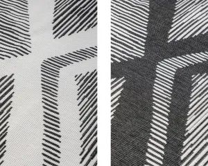 ELLE Decoration koberce Kusový koberec Gemini 106014 Black z kolekcie Elle – na von aj na doma - 80x150 cm