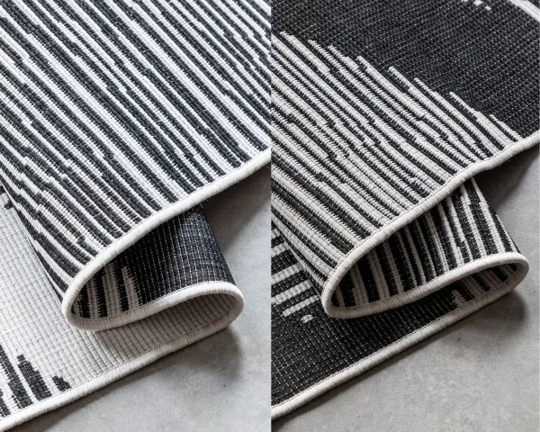 ELLE Decoration koberce Kusový koberec Gemini 106014 Black z kolekcie Elle – na von aj na doma - 80x150 cm