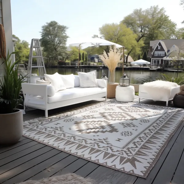 ELLE Decoration koberce Kusový koberec Gemini 106021 Linen z kolekcie Elle – na von aj na doma - 80x150 cm