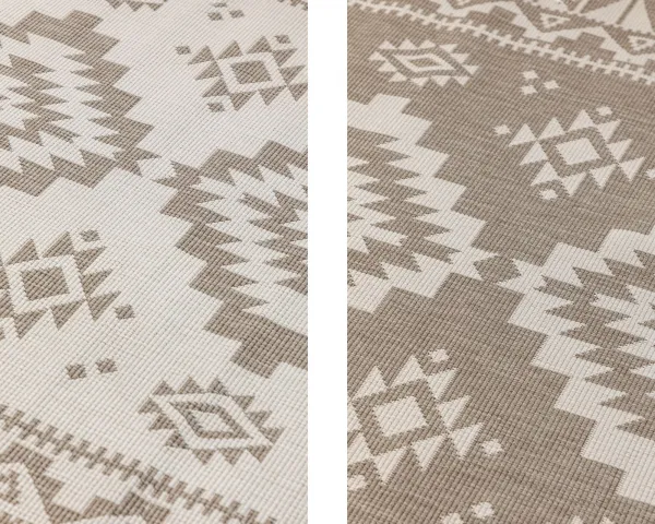 ELLE Decoration koberce Kusový koberec Gemini 106021 Linen z kolekcie Elle – na von aj na doma - 80x150 cm