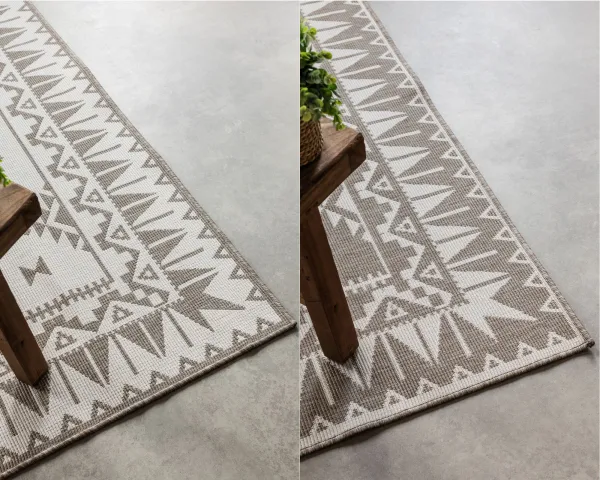 ELLE Decoration koberce Kusový koberec Gemini 106021 Linen z kolekcie Elle – na von aj na doma - 80x150 cm