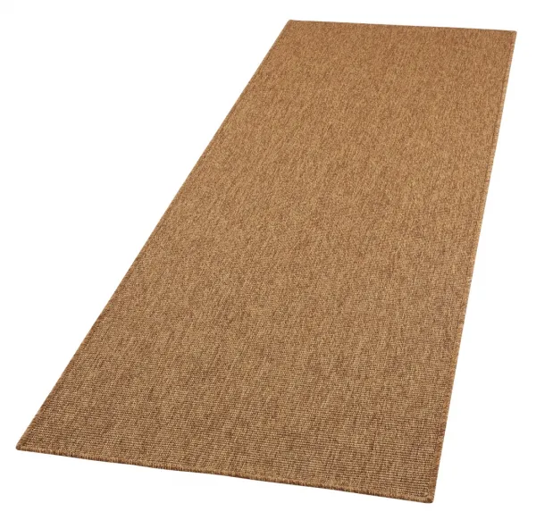 BT Carpet - Hanse Home koberce Behúň Nature 103530 Brown – na von aj na doma - 80x450 cm