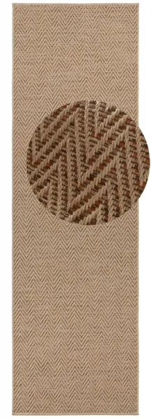 BT Carpet - Hanse Home koberce Behúň Nature 104267 Beige / Terra – na von aj na doma - 80x150 cm
