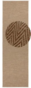 BT Carpet - Hanse Home koberce Behúň Nature 104267 Beige / Terra – na von aj na doma - 80x150 cm