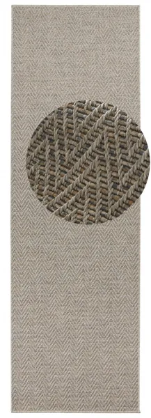 BT Carpet - Hanse Home koberce Behúň Nature 104266 Grey / Multicolor – na von aj na doma - 80x150 cm