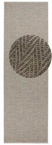 BT Carpet - Hanse Home koberce Behúň Nature 104266 Grey / Multicolor – na von aj na doma - 80x150 cm