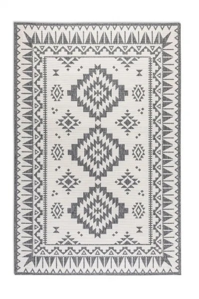 ELLE Decoration koberce Kusový koberec Gemini 106018 Silver z kolekcie Elle – na von aj na doma - 80x150 cm