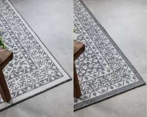 ELLE Decoration koberce Kusový koberec Gemini 106023 Silver z kolekcie Elle – na von aj na doma - 80x150 cm