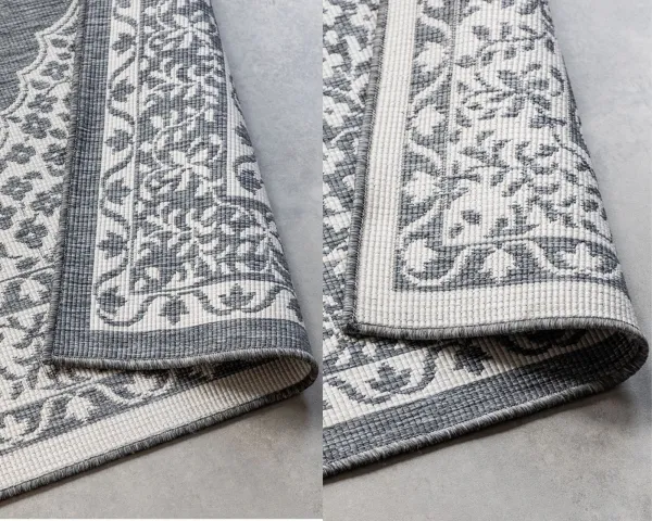 ELLE Decoration koberce Kusový koberec Gemini 106023 Silver z kolekcie Elle – na von aj na doma - 80x150 cm
