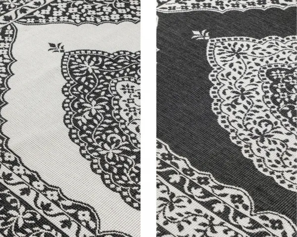 ELLE Decoration koberce Kusový koberec Gemini 106024 Black z kolekcie Elle – na von aj na doma - 200x290 cm