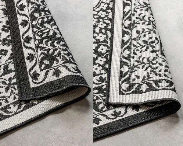 ELLE Decoration koberce Kusový koberec Gemini 106024 Black z kolekcie Elle – na von aj na doma - 200x290 cm