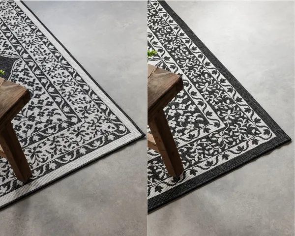 ELLE Decoration koberce Kusový koberec Gemini 106024 Black z kolekcie Elle – na von aj na doma - 200x290 cm