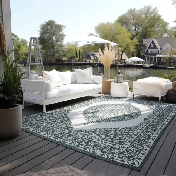 ELLE Decoration koberce Kusový koberec Gemini 106025 Green z kolekcie Elle – na von aj na doma - 120x170 cm