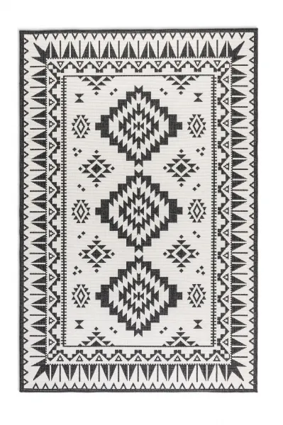 ELLE Decoration koberce Kusový koberec Gemini 106019 Black z kolekcie Elle – na von aj na doma - 80x150 cm