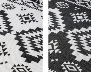 ELLE Decoration koberce Kusový koberec Gemini 106019 Black z kolekcie Elle – na von aj na doma - 80x150 cm