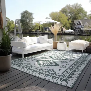 ELLE Decoration koberce Kusový koberec Gemini 106020 Green z kolekcie Elle – na von aj na doma - 80x150 cm