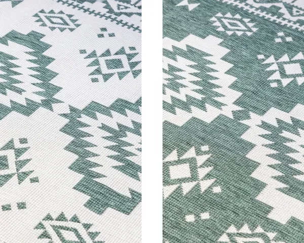ELLE Decoration koberce Kusový koberec Gemini 106020 Green z kolekcie Elle – na von aj na doma - 80x150 cm