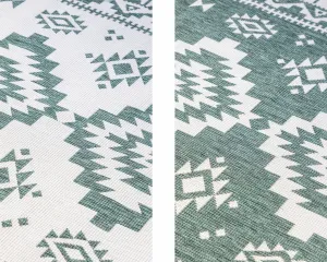 ELLE Decoration koberce Kusový koberec Gemini 106020 Green z kolekcie Elle – na von aj na doma - 80x150 cm