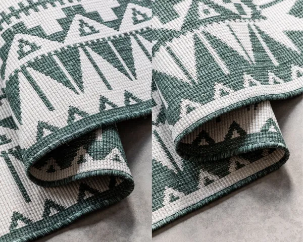 ELLE Decoration koberce Kusový koberec Gemini 106020 Green z kolekcie Elle – na von aj na doma - 80x150 cm