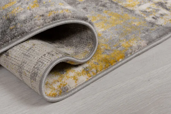 Flair Rugs koberce Kusový koberec Cocktail Wonderlust Grey / Ochre - 80x150 cm