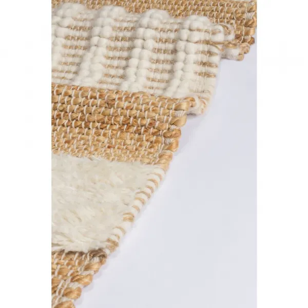 Flair Rugs koberce Behúň Jubilant Medina Jute Natural/Ivory - 60x230 cm
