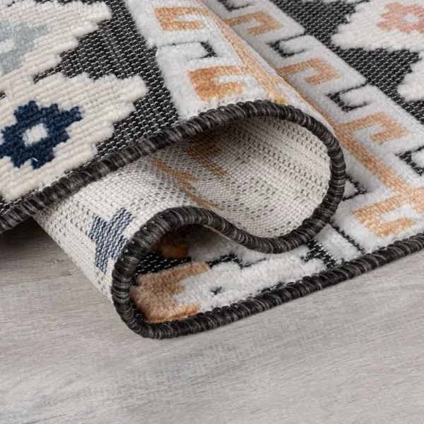 Flair Rugs koberce Behúň Plaza Aster Navy – na von aj na doma - 80x230 cm