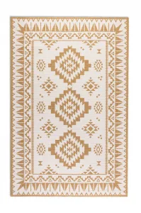 ELLE Decoration koberce Kusový koberec Gemini 106022 Ochre z kolekcie Elle – na von aj na doma - 80x150 cm
