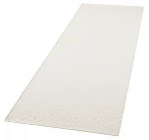 BT Carpet - Hanse Home koberce Behúň Nature 103531 Cream White – na von aj na doma - 80x450 cm