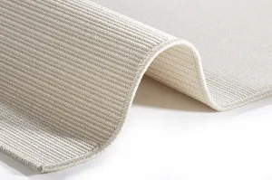 BT Carpet - Hanse Home koberce Behúň Nature 103531 Cream White – na von aj na doma - 80x450 cm
