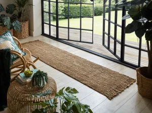 Flair Rugs koberce Behúň Sarita Jute Boucle Natural - 60x300 cm