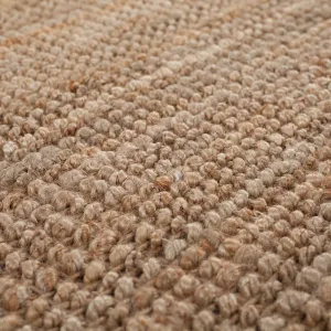 Flair Rugs koberce Behúň Sarita Jute Boucle Natural - 60x300 cm