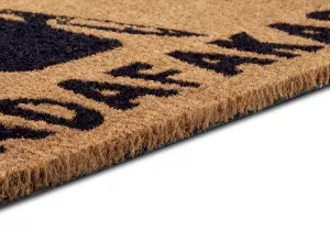 Hanse Home Collection koberce Rohožka Welcome madafakas 105668 – na von aj na doma - 45x75 cm