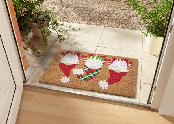 Hanse Home Collection koberce Rohožka 3 vianočné trpaslíci 105674 – na von aj na doma - 45x75 cm
