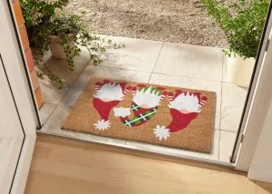 Hanse Home Collection koberce Rohožka 3 vianočné trpaslíci 105674 – na von aj na doma - 45x75 cm