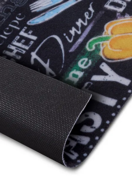 Hanse Home Collection koberce Behúň Cook & Clean 105730 Black Multicolored - 50x150 cm
