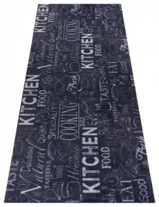 Hanse Home Collection koberce Behúň Cook & Clean 105731 Black White - 50x150 cm