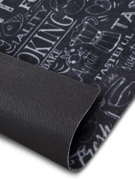 Hanse Home Collection koberce Behúň Cook & Clean 105731 Black White - 50x150 cm