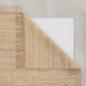 Flair Rugs koberce Behúň Levi Chenille Jute Natural - 60x230 cm