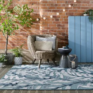 Flair Rugs koberce Kusový koberec Plaza Willow Blue – na von aj na doma - 120x170 cm