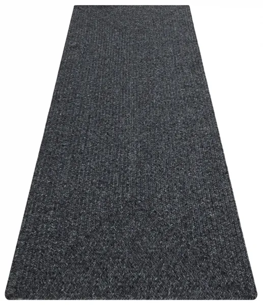 Koberec Braided Trenzado tmavosivý