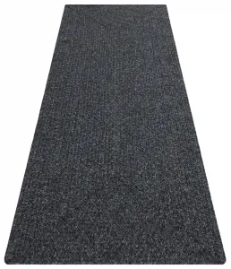 Koberec Braided Trenzado tmavosivý
