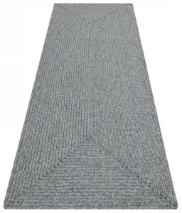Koberec Braided Trenzado svetlosivý